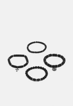 Pier One 5PACK - Armband - Brown, Silver-coloured -Pier One Geschäft 08e118c931a644e4998f3b1a57086908