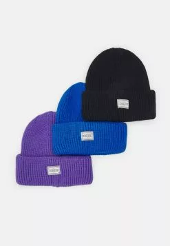 Pier One UNISEX 3 PACK - Mütze - Black/purple/blue -Pier One Geschäft 0b1b30453aec40e6b92005295dd8054a 1