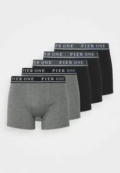 Pier One 5 PACK - Panties - Black/mottled Dark Grey -Pier One Geschäft 0bef183125834ec58b4062b836afe5ae 2