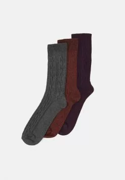 Pier One 3PACK - Socken - Dark Blue, Dark Red, White -Pier One Geschäft 1189c863a8cb47e6809f3af9086f140f 2