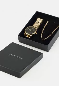 Pier One SET - Uhr - Gold-coloured 11 Pier One SET - Uhr - Gold-coloured -Pier One Geschäft 259314e335c54499a18a1d7bf0eb6f1e