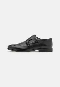Pier One LEATHER - Business-Slipper - Black