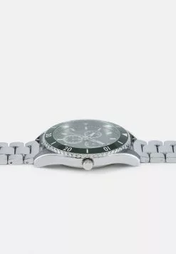 Pier One UNISEX - Uhr - Silver-coloured/green -Pier One Geschäft 3868a74b129c47a4a44c8eaf55047ceb