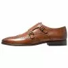 Pier One LEATHER - Business-Slipper - Cognac