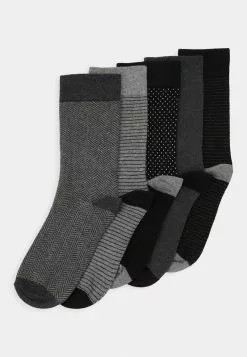 Pier One 5 PACK - Socken - Black