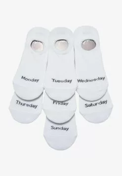 Pier One 7 PACK - Füßlinge - White 11 Pier One 7 PACK - Füßlinge - White -Pier One Geschäft 4d2bd21c5fc2480db9e996cf3b6bb60f