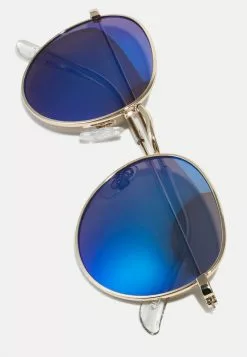 Pier One UNISEX - Sonnenbrille - Gold-coloured/blue -Pier One Geschäft 58667f5b91e7429a83a0090b1de6725c