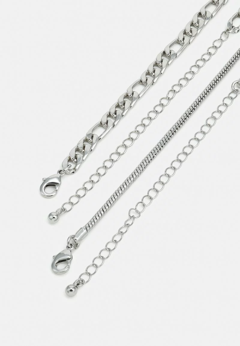 Pier One UNISEX 2 PACK - Halskette - Silver-coloured 2 Pier One UNISEX 2 PACK - Halskette - Silver-coloured – Bild 2