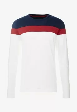 Pier One Langarmshirt - Offwhite/dark Blue -Pier One Geschäft 63ae9e8cee0e4fb9a5cbf2e242232e72