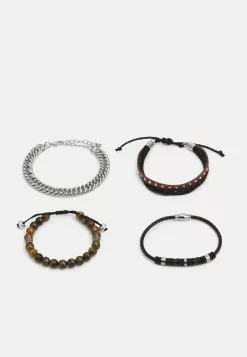 Pier One 4 PACK - Armband - Silver-coloured