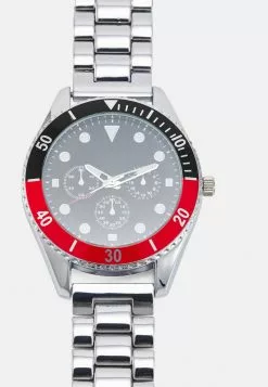 Pier One Chronograph - Silver-coloured -Pier One Geschäft 74b842106cd14c8b9368019d31bf7b54