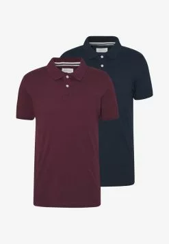 Pier One 2 PACK - Poloshirt - Dark Blue/bordeaux -Pier One Geschäft 776db89a31b246aa84d9aeff2a53f14d