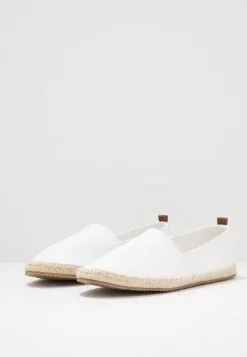 Pier One RENA ESPADRILLE UNISEX - Espadrille - White -Pier One Geschäft 7e077ed70ce54cb49199963da195d601