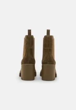 Pier One LEATHER - High Heel Stiefelette - Khaki -Pier One Geschäft 82e4380308ac44f19d33d6cff9f92202