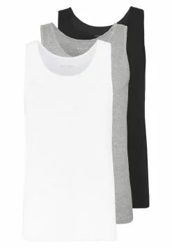 Pier One 3 PACK - Top - White/black