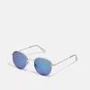 Pier One UNISEX - Sonnenbrille - Gold-coloured/blue