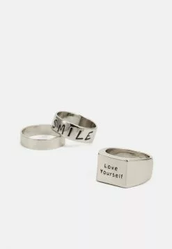 Pier One 3 PACK - Ring - Silver-coloured 8 Pier One 3 PACK - Ring - Silver-coloured -Pier One Geschäft 870475945faf437a8ff19ef8939b6e9d