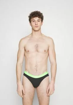 Pier One BRANDED WAISTBAND BRIEFS 3 PACK - Slip - Black -Pier One Geschäft 87822367847c47febdfb486f93afed0b