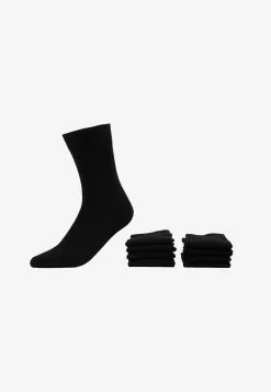 Pier One 7 PACK - Socken - White/black -Pier One Geschäft 88230a8554954542800787e9a22e22b5