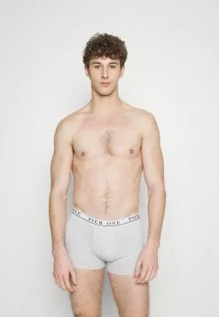 Pier One 5 PACK - Panties - Light Grey/black/green