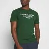 Pier One OSAKA TEE - T-Shirt Print - Green