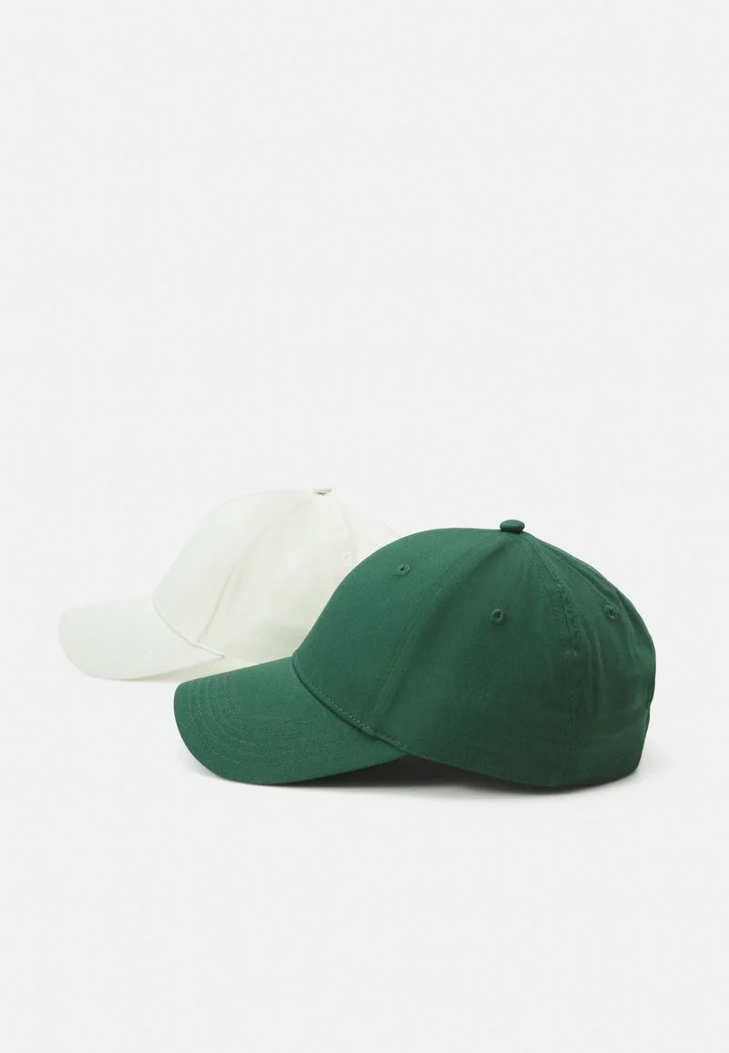 Pier One UNISEX 2 PACK - Cap - Green/off White 3 Pier One UNISEX 2 PACK - Cap - Green/off White – Bild 3