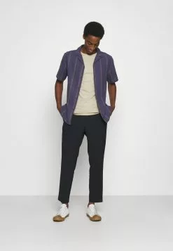 Pier One T-Shirt Basic - White/dark Grey/black