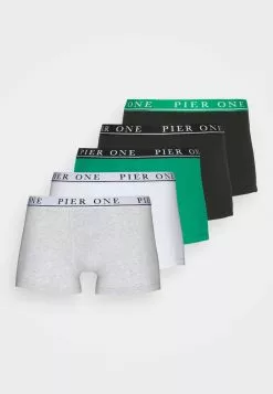 Pier One 5 PACK - Panties - Light Grey/black/green -Pier One Geschäft ac4ea445403a464ab9e6853b97721d62