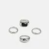 Pier One 4 PACK - Ring - Silver-coloured