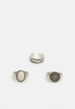 Pier One 3 PACK - Ring - Silver-coloured -Pier One Geschäft af359e71100c434e9c9716078e03e80c 1