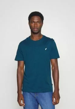 Pier One 5 PACK - T-Shirt Basic - White/blue/stone -Pier One Geschäft b839b6722acb4810893aab216141f42b