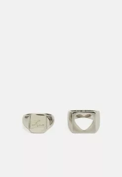 Pier One 2 PACK - Ring - Silver-coloured -Pier One Geschäft b8486512110c4b679a24b0a09e18df93 1