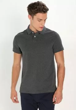 Pier One Poloshirt - Dark Grey Melange