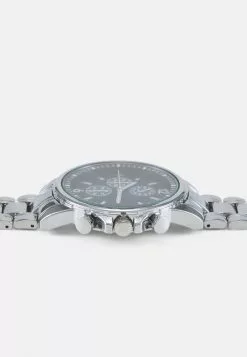 Pier One UNISEX - Uhr - Silver-coloured/black -Pier One Geschäft bf988bb310734eaf9f829f2fb589b4a1