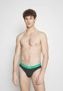 Pier One BRANDED WAISTBAND BRIEFS 3 PACK - Slip - Black -Pier One Geschäft ce9530d43d744385b55479d22aaeaad2