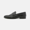 Pier One LEATHER - Slipper - Black