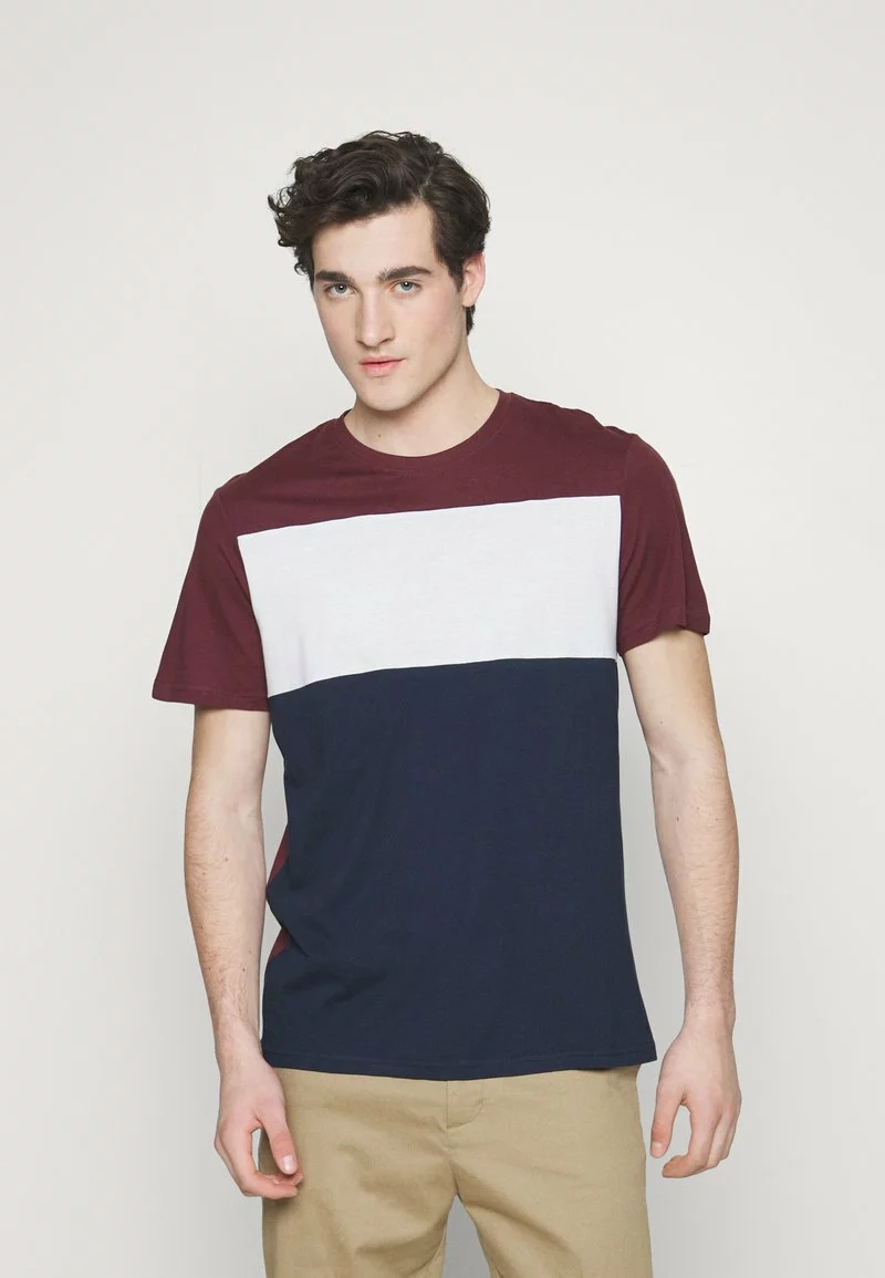 Pier One T-Shirt Print - Dark Blue 1 Pier One T-Shirt Print - Dark Blue