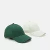 Pier One UNISEX 2 PACK - Cap - Green/off White