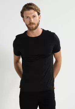 Pier One 2 PACK - T-Shirt Basic - Black -Pier One Geschäft dee66c7e2e734d18983e6a98b1cdab15