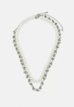 Pier One 2 PACK UNISEX - Halskette - Silver