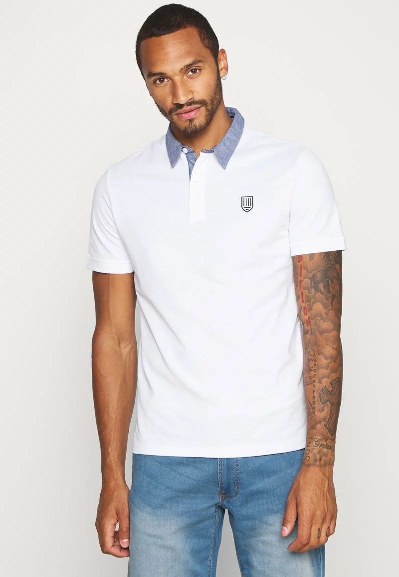 Pier One Poloshirt - White 1 Pier One Poloshirt - White