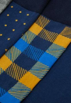 Pier One 5 PACK - Socken - Yellow/dark Blue/grey -Pier One Geschäft f2680a941418407386211d70ff605fbd