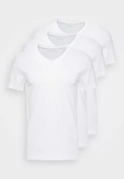 Pier One 3 PACK - T-Shirt Basic - White -Pier One Geschäft f303a530b2ca4ce1b1fd875519edd597