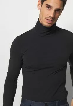 Pier One 2 PACK - Langarmshirt - Black -Pier One Geschäft f6facbef5a8c4d6f81caf69450eb10f4