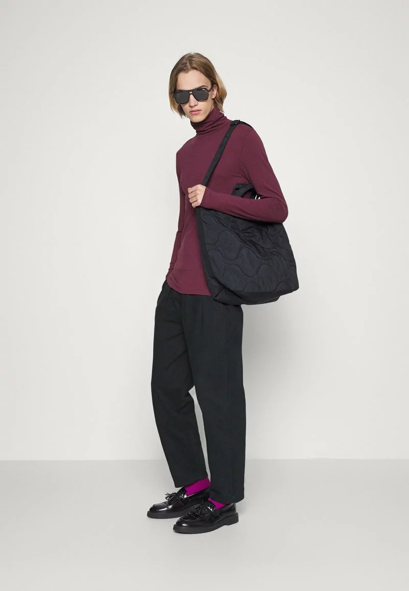 Pier One 2 PACK - Langarmshirt - Bordeaux/dark Blue 1 Pier One 2 PACK - Langarmshirt - Bordeaux/dark Blue