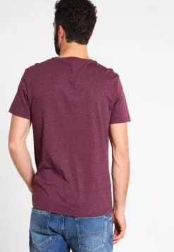 Pier One T-Shirt Basic - Bordeaux Melange -Pier One Geschäft ffd7bb5710514686b94257423824e5e6